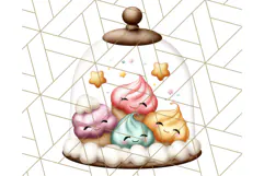 Princess Tea Party PNG Clipart with Teacups & Fancy Treats Product Image 5