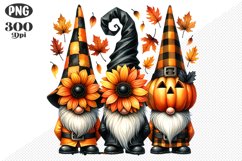 Halloween Gnomes Sublimation - Clipart PNG Design Product Image 1