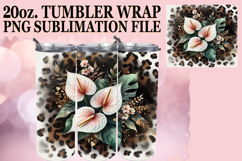 Tender love 20oz tumbler wrap, Leopard Prints Product Image 1