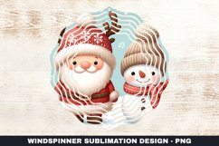 Christmas Wind Spinner Sublimation Design Product Image 1