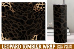 Leopard Print Tumbler Wrap Sublimation Product Image 1