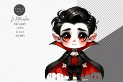 Halloween clipart, Vampire clipart, Autumn clipart Product Image 1