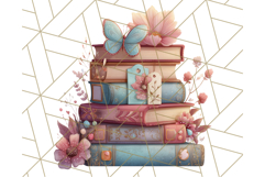 Cottagecore Butterfly and Book PNG Clipart Reading Elements Product Image 5