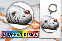 Playful Car Coasters Sublimation PNG, Cute Animals Product Image 1