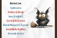 Quirky Bat PNGs | Bats PNGS | Halloween Cartoon Clipart | 13 Product Image 5