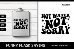 Flask Quotes SVG - Funny Alcohol Drinking Sayings 11 Product Image 1