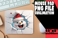 Jolly 3D Wall Holiday Escape Mouse Pad Product Image 1