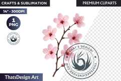 Flower Clipart PNG, Botanical Illustration Floral graphic Product Image 1