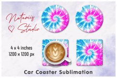 TIE DYE Mini Bundle - Sublimation - Tumbler, Mug, Coaster Product Image 4