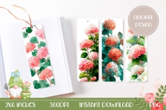 Nature Bookmark Designs, Hydrangea Bookmark Print Product Image 1