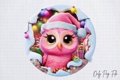 3D Pink Christmas Ornament Break clipart png Product Image 1