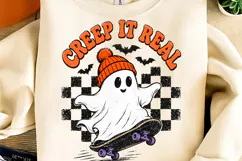 Funny Halloween Shirt, Spooky Season PNG, Ghost Sublimation Product Image 2