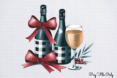 Red Black Glitter Plaid Clipart PNG Product Image 1