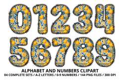 Mediterranean Lemon Alphabet PNG Summer Letters 300 DPI Product Image 5