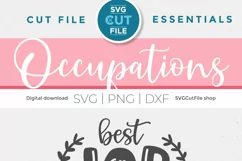 School counselor best job- a school counselor SVG file Product Image 2