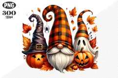 Halloween Gnomes Sublimation - Clipart PNG Design Product Image 1