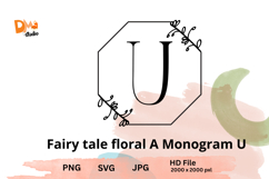 Fairy Tale Floral Monogram Product Image 1