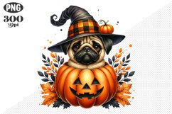 Halloween Dog Sublimation - Clipart PNG Design Product Image 1