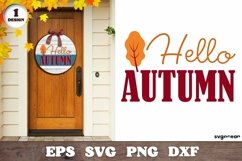 Autumn Round Signs | Svg Bundle | Door Hangers Product Image 8