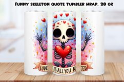 Funny skeleton Tumbler Wraps BUNDLE|PNG, 20 oz. Product Image 18