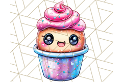 Sweet Treat Face PNG Clipart, Cute Kawaii Dessert Art Png Product Image 5