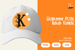 Heirloom Petal Boho Floral Monogram Product Image 1