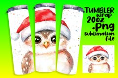 CUSTOM PNG Tumbler Design 20oz , Christmas Animals Product Image 1