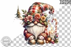 Christmas Gnome Sublimation - Clipart PNG Design Product Image 1
