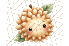 Fruit Doodles Clipart, Cute Cartoon Fruit PNG, Kawaii Food Product Image 5