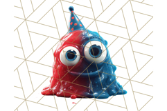 Slime Monster Clipart, Colorful Goo Graphics Png Product Image 5