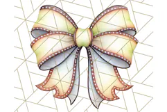 Fall Bow Clipart, Autumn Hair Bows PNG, Fall Ribbon Png Product Image 5