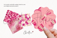 Seamless Pink Girly Digital Paper Product Image 3