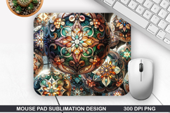 Christmas Mouse Pad Sublimation, Christmas Mouse Pad PNG Product Image 1