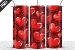 Valentines Love Skinny Tumbler PNG Wrap| Valentines Tumbler Product Image 2