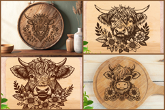 Bundle of over 100 cutting board designs, Laser SVG files Product Image 18