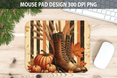Boots Mouse pad Sublimation - Thanksgiving PNG Design Product Image 1