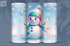 4 Christmas Seamless Tumbler Wrap 20 oz Product Image 3