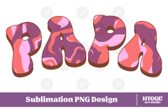 papa Png Retro Retro Mother&#039;s Day Mom Sublimation Product Image 1