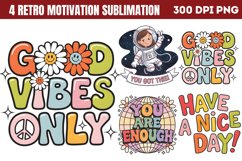 Retro Motivation Sublimation P Product Image 1