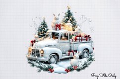 White Rustic Christmas Clipart PNG Product Image 1