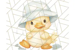 Pastel Farm Nursery PNG Clipart, Baby Animals And Elements Product Image 5