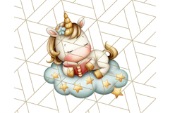 Magical Bookish Unicorn PNG Clipart Reading Books &amp; Stories Product Image 5