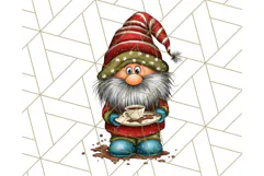 Christmas Gnome Clipart, Holiday Gnomes PNG Illustrations Product Image 5