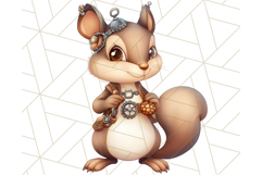 Vintage Steampunk Forest Animal PNG Clipart for Sublimation Product Image 5