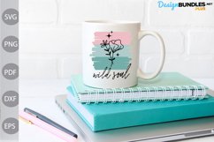 Wild Soul SVG Cut File / Retro Boho Girl SVG Design Product Image 2