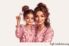 Mother Daughter Sublimation PNG Product Image 1