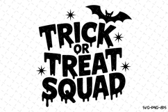Trick or Treat Squad Svg | Halloween Svg | Svg Cut Files Product Image 1