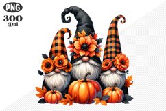 Halloween Gnomes Sublimation - Clipart PNG Design Product Image 1