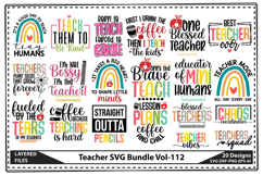 Teacher SVG Bundle, Teacher Life Svg, Back to School Svg Product Image 1