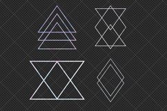 Holographic Geometry Clipart Product Image 4
